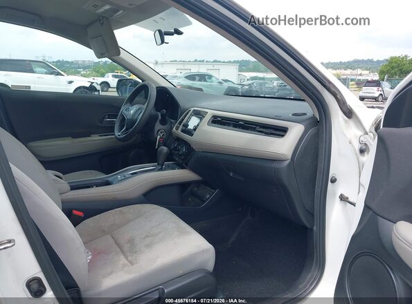3CZRU6H39KM706696 2019 HONDA HR-V White წინა სალონის ხედი