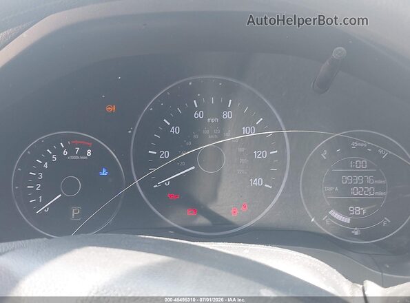 3CZRU6H39MM746960 2021 HONDA HR-V Black Vista de los asientos traseros