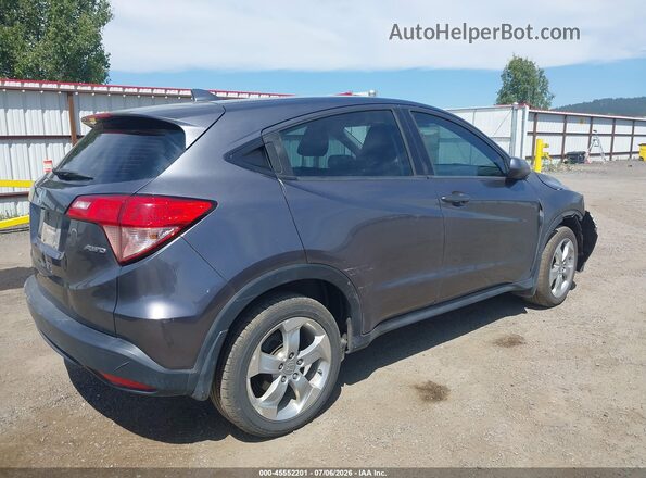 3CZRU6H3XGM744820 2016 HONDA HR-V Серый Задняя правая четверть