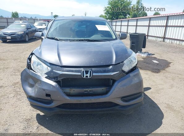 3CZRU6H3XGM744820 2016 HONDA HR-V Серый Вид задней части салона