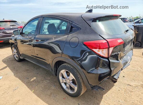 3CZRU6H3XJG710138 2018 HONDA HR-V Black Trasero izquierdo
