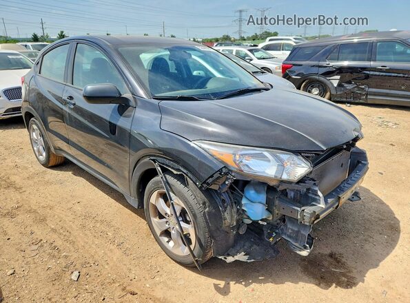 3CZRU6H3XJG710138 2018 HONDA HR-V Black Delantero derecho