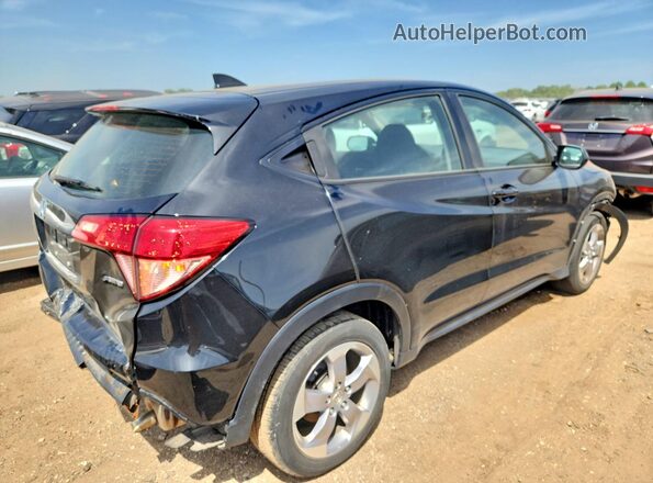 3CZRU6H3XJG710138 2018 HONDA HR-V Black Trasero derecho