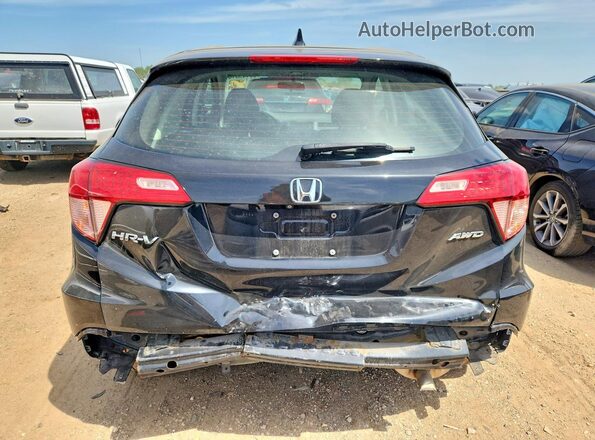 3CZRU6H3XJG710138 2018 HONDA HR-V Black Vista trasera