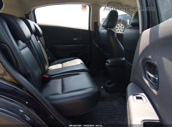 3CZRU6H3XLM712508 2020 HONDA HR-V Black VIN კოდის სტიკერის ხედი