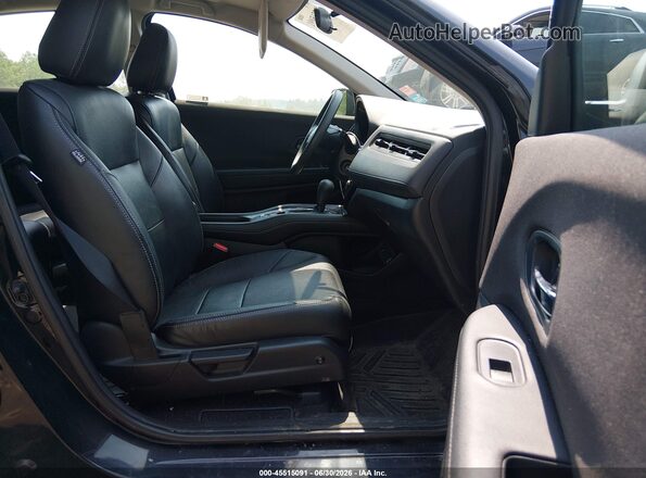 3CZRU6H3XLM712508 2020 HONDA HR-V Black წინა სალონის ხედი
