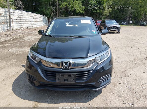 3CZRU6H3XLM712508 2020 HONDA HR-V Black უკანა სალონის ხედი