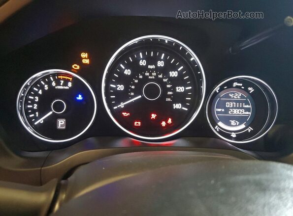 3CZRU6H3XMM747972 2021 HONDA HR-V Серебряный Вид щитка приборов