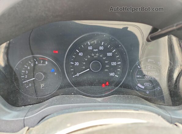 3CZRU6H3XNM725892 2022 HONDA HR-V Silver Vista del cuadro de instrumentos