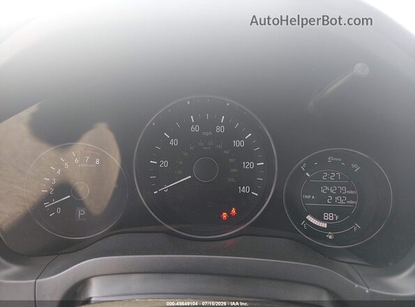3CZRU6H50GM754922 2016 HONDA HR-V Белый Вид задних сидений