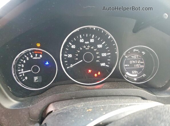 3CZRU6H50HM701297 2017 HONDA HR-V Silver Widok zestawu wskaźników