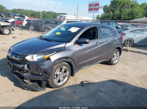 3CZRU6H50HM704491 2017 HONDA HR-V Серый Передняя левая четверть