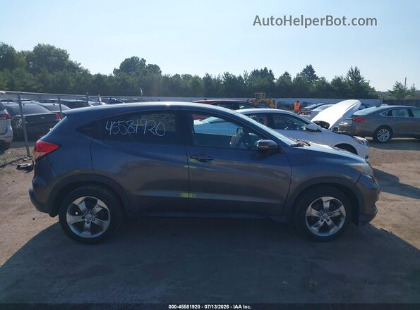 3CZRU6H50HM704491 2017 HONDA HR-V Серый Вид задней части салона