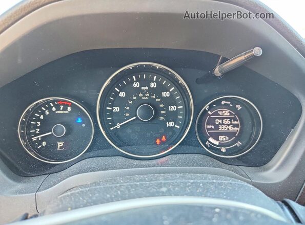 3CZRU6H50HM723865 2017 HONDA HR-V Gray Սարքավորումների վահանակի տեսք