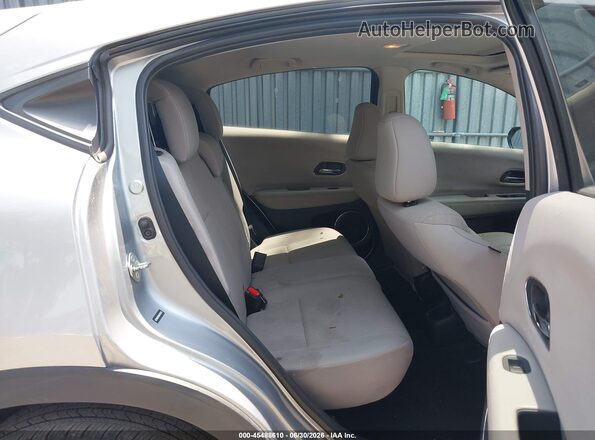 3CZRU6H50HM730315 2017 HONDA HR-V Silver Widok naklejki z numerem VIN