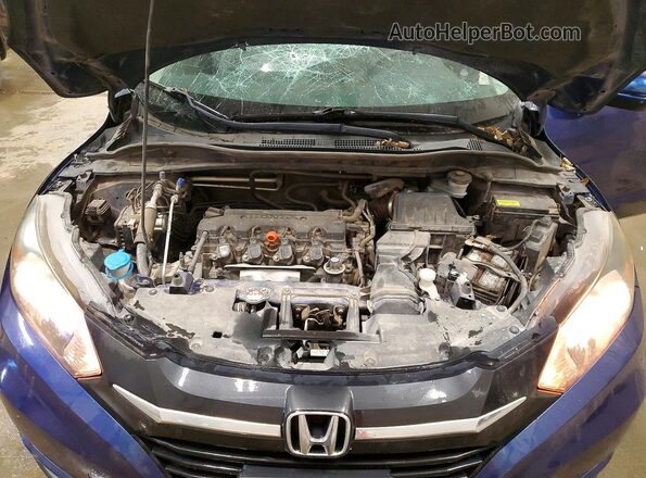 3CZRU6H50HM731643 2017 HONDA HR-V Blue Widok komory silnika