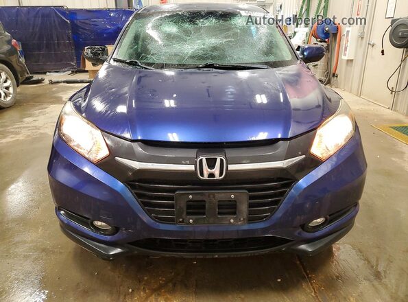 3CZRU6H50HM731643 2017 HONDA HR-V Blue Widok z przodu