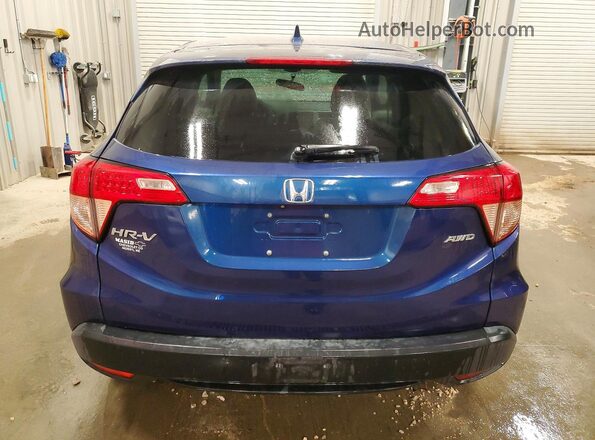 3CZRU6H50HM731643 2017 HONDA HR-V Blue Widok z tyłu