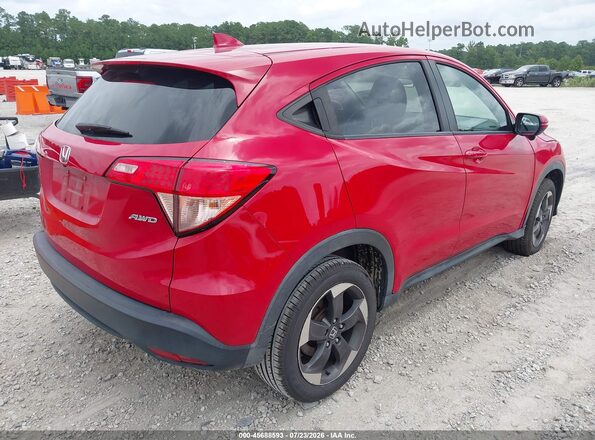 3CZRU6H50JG707251 2018 HONDA HR-V Red Trasero derecho