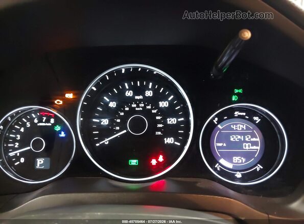 3CZRU6H50JG716662 2018 HONDA HR-V Blue Widok tylnych siedzeń