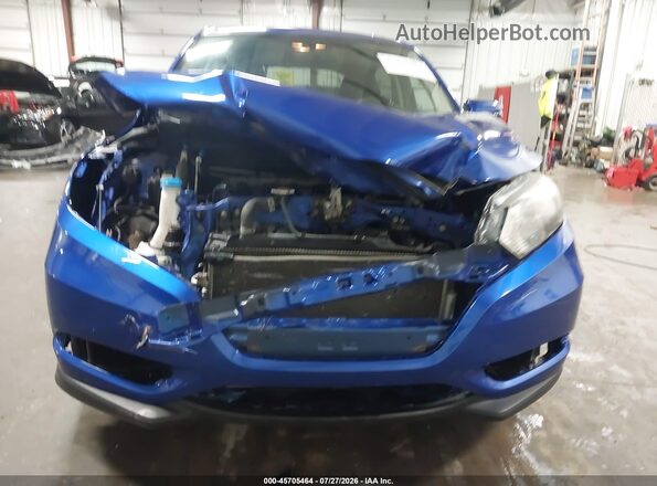 3CZRU6H50JG716662 2018 HONDA HR-V Blue Widok wnętrza z tyłu