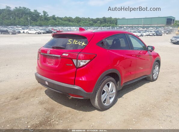 3CZRU6H50KM706961 2019 HONDA HR-V Red Հետևի աջ