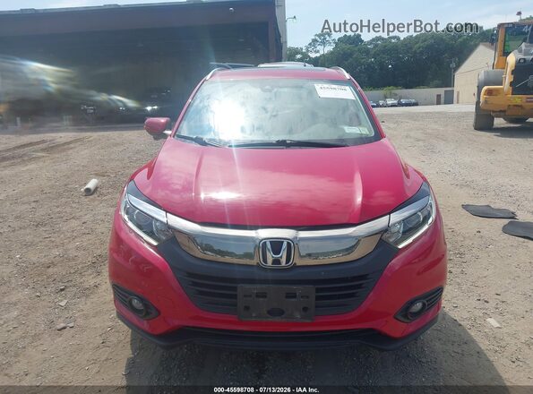3CZRU6H50KM706961 2019 HONDA HR-V Red Սարքավորումների վահանակի տեսք