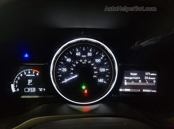 3CZRU6H50LM720439 2020 HONDA HR-V Red Սարքավորումների վահանակի տեսք