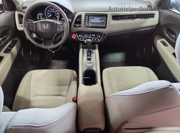 3CZRU6H50MM708714 2021 HONDA HR-V White Вид панелі приладів