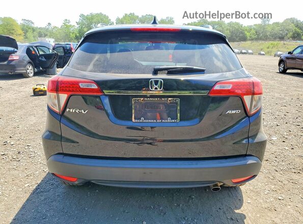 3CZRU6H50MM709149 2021 HONDA HR-V Black Հետևի տեսք