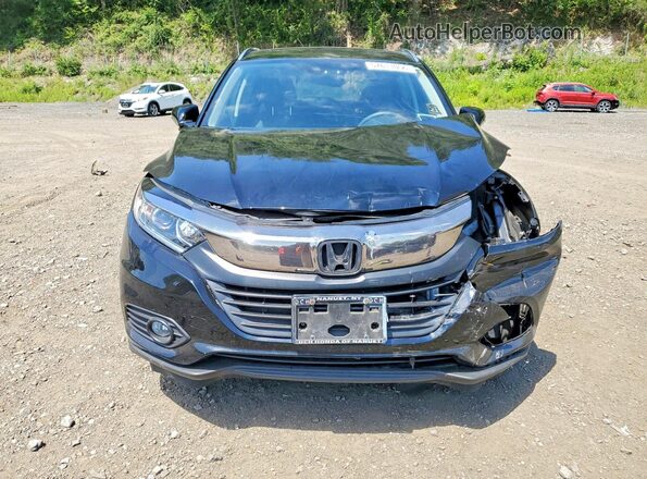 3CZRU6H50MM709149 2021 HONDA HR-V Black Դիմացի տեսք