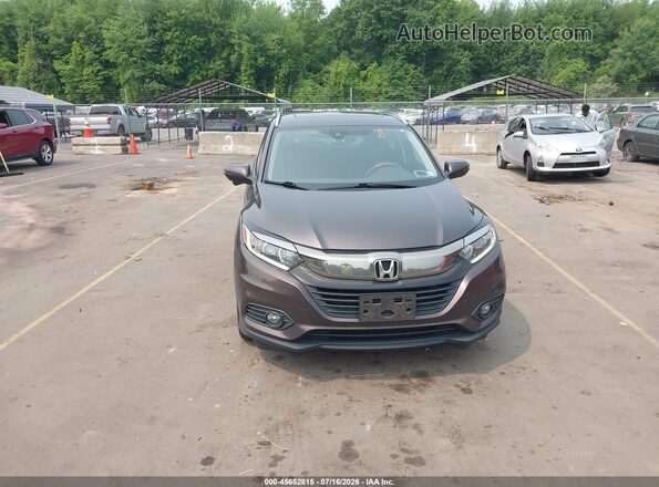 3CZRU6H50MM716084 2021 HONDA HR-V Purple Սարքավորումների վահանակի տեսք