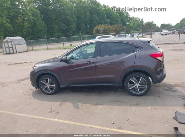 3CZRU6H50MM716084 2021 HONDA HR-V Purple Սալոնի 360 աստիճան տեսք
