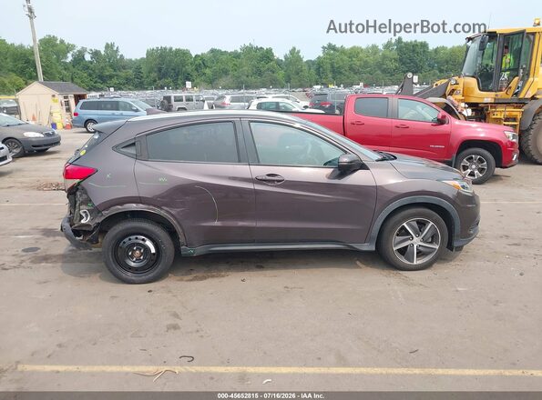 3CZRU6H50MM716084 2021 HONDA HR-V Purple Սալոնի հետևի տեսք