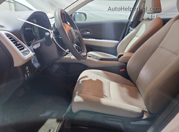 3CZRU6H50NM719116 2022 HONDA HR-V White Widok wnętrza z przodu