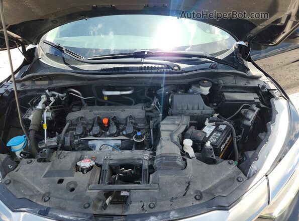 3CZRU6H50NM721092 2022 HONDA HR-V Black Vista del compartimento del motor