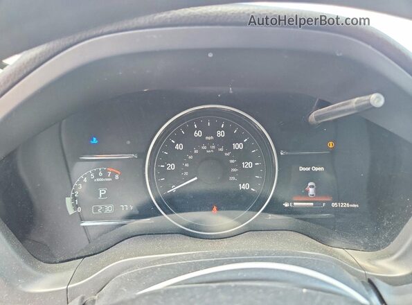 3CZRU6H50NM721092 2022 HONDA HR-V Black Vista del cuadro de instrumentos