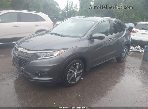 3CZRU6H50NM760944 2022 HONDA HR-V Gray Առջևի ձախ երեք քառորդ տեսարան