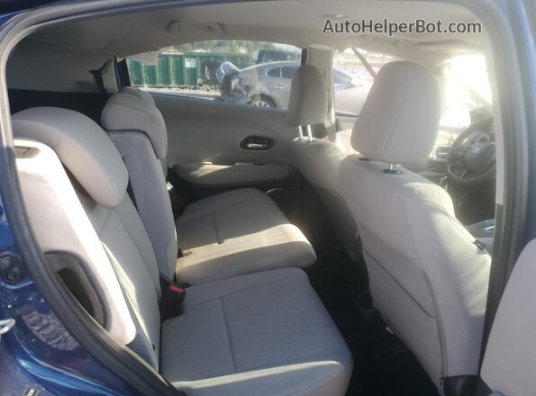 3CZRU6H51GM732380 2016 HONDA HR-V Blue Vista interior trasera