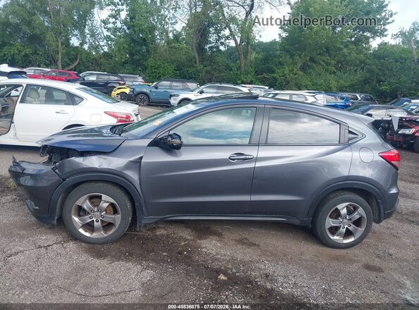 3CZRU6H51HG701937 2017 HONDA HR-V Gray Widok wnętrza 360 stopni