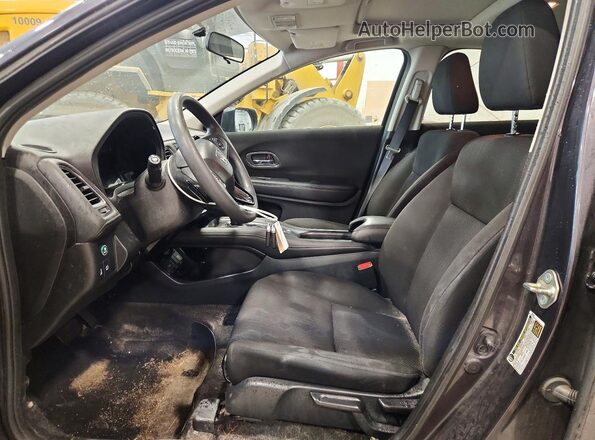 3CZRU6H51HM708940 2017 HONDA HR-V Black წინა სალონის ხედი