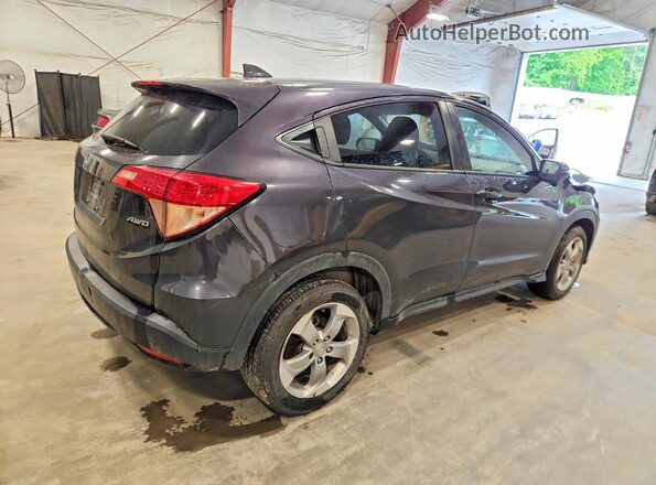 3CZRU6H51HM708940 2017 HONDA HR-V Black უკანა მარჯვენა