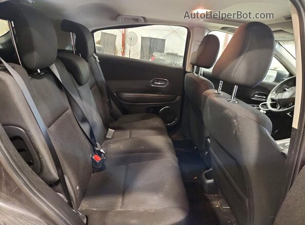 3CZRU6H51HM708940 2017 HONDA HR-V Black უკანა სალონის ხედი