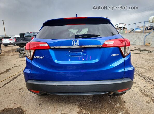 3CZRU6H51NM701014 2022 HONDA HR-V Синий Вид сзади