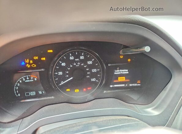 3CZRU6H51NM701014 2022 HONDA HR-V Синий Вид щитка приборов