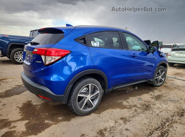 3CZRU6H51NM701014 2022 HONDA HR-V Синий Задняя правая четверть