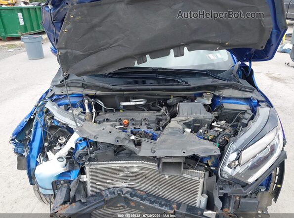 3CZRU6H51NM729301 2022 HONDA HR-V Blue Widok z tyłu