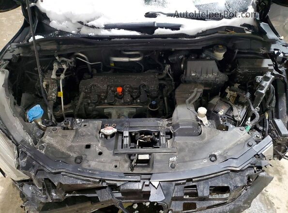 3CZRU6H51NM753839 2022 HONDA HR-V Black Vista del compartimento del motor