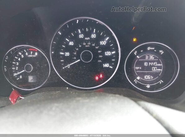 3CZRU6H52JG706814 2018 HONDA HR-V Серебряный Вид задних сидений