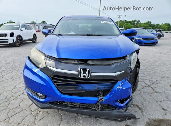 3CZRU6H52JG711317 2018 HONDA HR-V Blue წინა ხედი
